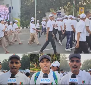 Delhi Police trainees run for unity, honour Sardar Patel legacy