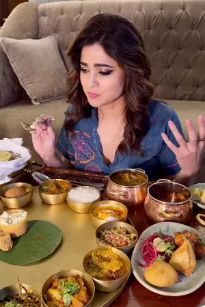 Shamita Shetty enjoys flavours of Rajasthani with a scrumptious thaali