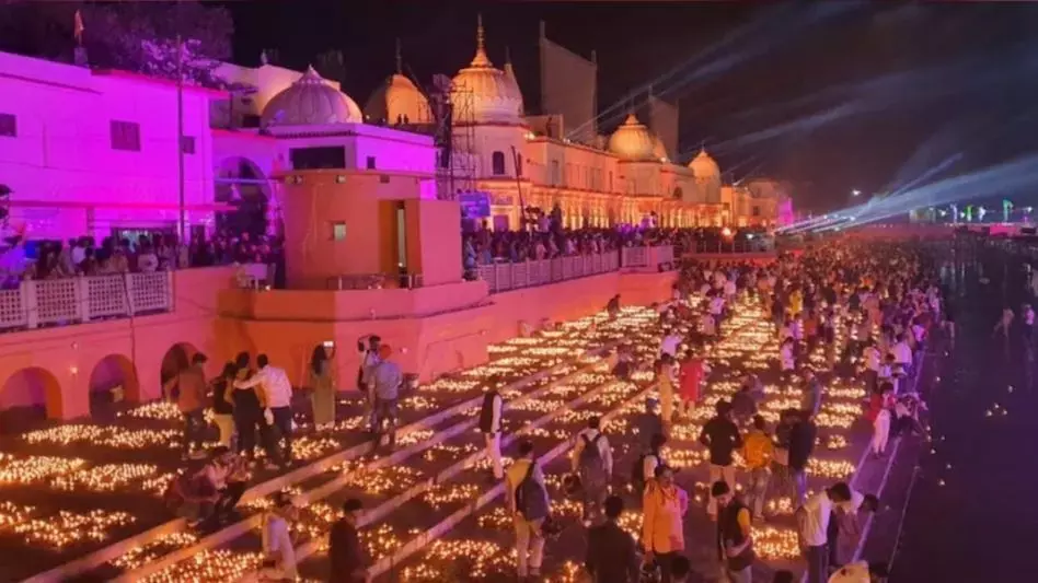 Historic Diwali Celebrations in Ayodhya Mark the First Festival Since the Consecration of the Grand Ram Mandir