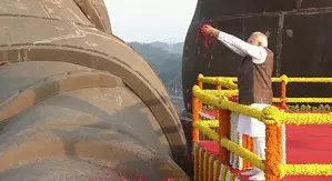 Will continue to inspire every generation: PM Modi pays tributes to Sardar Patel at Statue of Unity