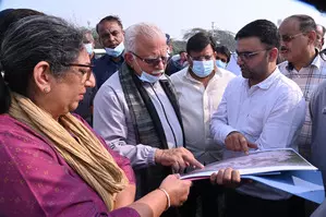 Gurugram: Manohar Lal visits Bandhwari waste management plant