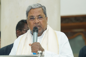 MUDA case: CM Siddaramaiah questioned by Lokayukta police for two hours (Ld)