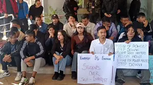 Students’ indefinite hunger strike in NEHU enters 2nd day