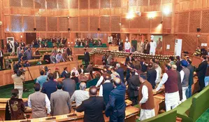 J&K Assembly adjourned for day amid uproar on resolution for restoration of Article 370 (Ld)