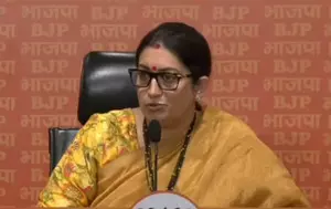 Those who turned party into private limited company talking about East India: Smriti Irani tears into Rahul Gandhi