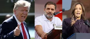 LoP Rahul Gandhi writes to Trump, Harris after US poll results