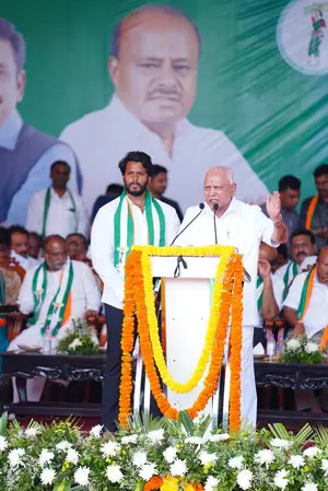 Yediyurappa urges people to ensure NDA candidates victory in bypolls