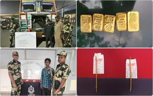 Bengal: BSF seizes over 1 kg gold in two separate incidents