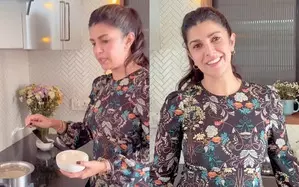 Nimrat Kaur honours her family tradition on Gurpurab