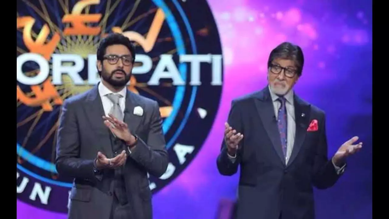 Abhishek Bachchan and Amitabh Bachchan Share Hilarious Moment on Kaun Banega Crorepati