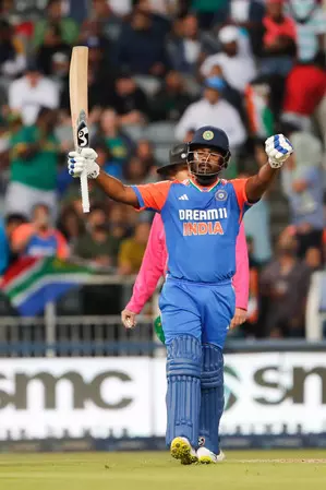 Sanju Samson becomes first batter to score three T20I centuries in a calendar year