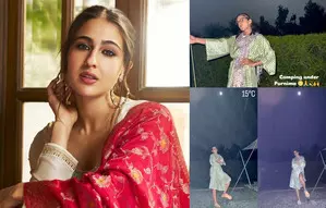 Sara Ali Khan shares a peek into her ‘camping under Purnima’