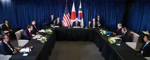 S Korea, US, Japan unveil secretariat establishment, slam N Korea-Russia on Ukraine war expansion