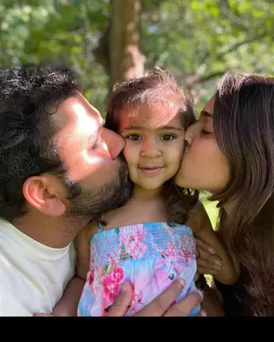 Family, the one where we are four: Rohit Sharma and wife Ritika Sajdeh welcome second child