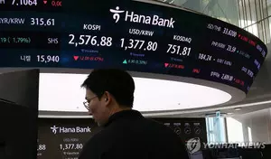 Foreign ownership of South Korean stocks at yearly low