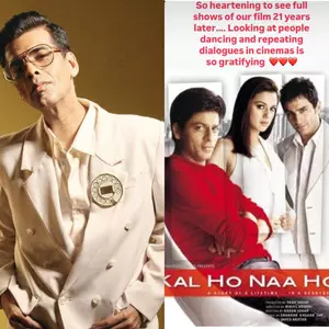 Karan Johar’s heart is full with the response of re-release of ‘Kal Ho Naa Ho’ 21 years later