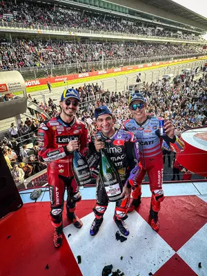 Jorge Martin crowned MotoGP world champion, Bagnaia wins final race