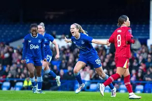 WSL 2024-25: Snoeijs’ lone goal secures win for Everton in final Merseyside derby