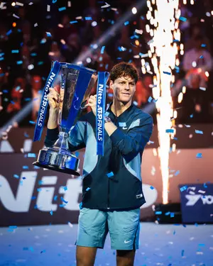 Sinner caps historic season with tour-leading 8th title after lifting ATP Finals trophy