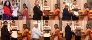 Envoys of six countries present credentials to President Murmu