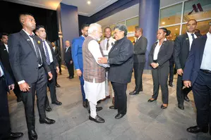 PM Modi meets Caribbean leaders in Guyana, underscores deep ties that  bind region with India