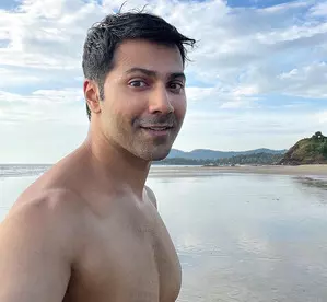 Varun Dhawan takes his dose of ‘vitamin sea’