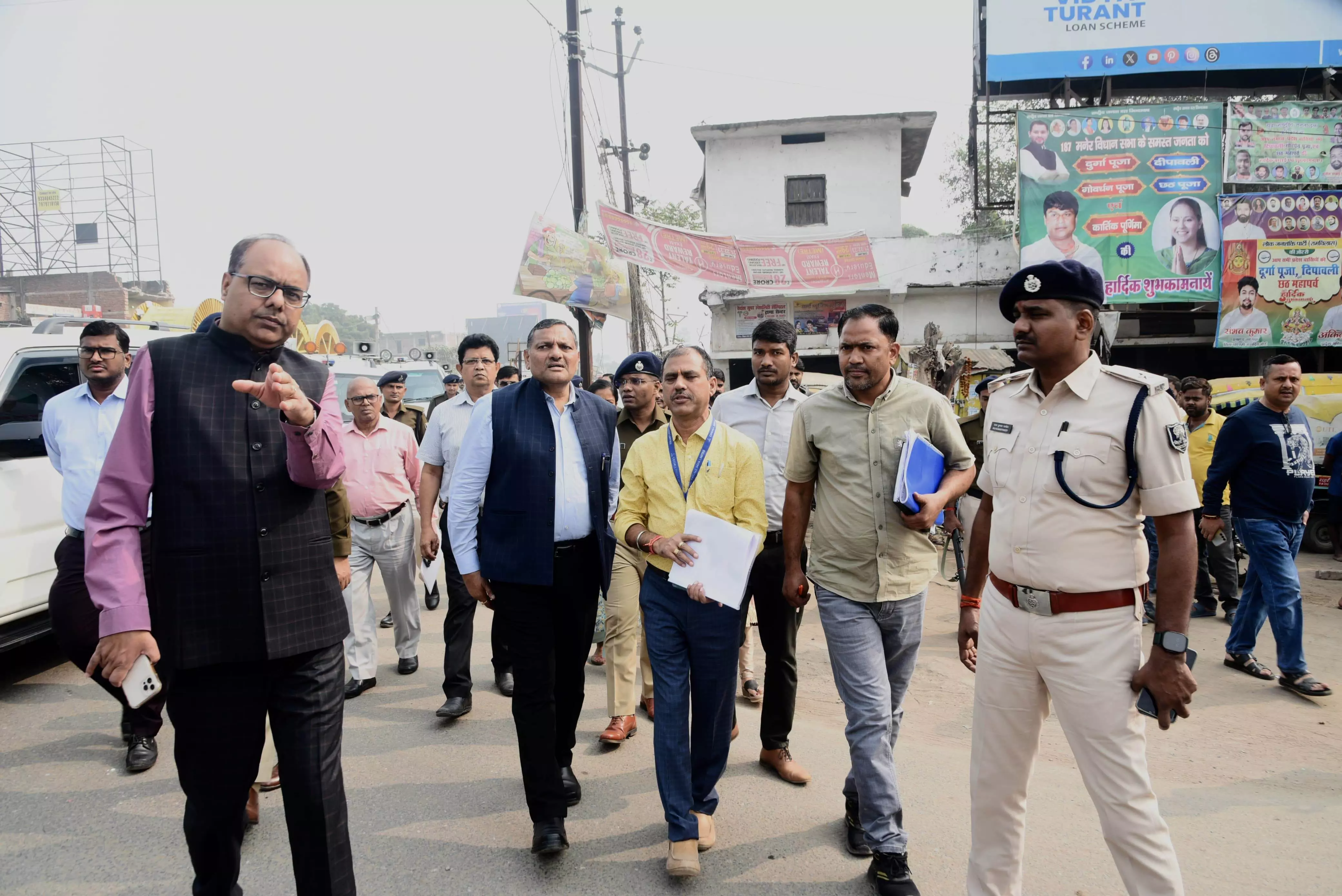 Bihar Chief Secretary inspected traffic management and schemes in Bihta, appreciated the good progress in the works