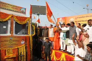 MP CM flags off vehicle carrying laddus for Lord Ram-Sita wedding procession in Nepal