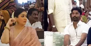 Dhanush, Nayanthara’s awkward encounter at a wedding goes viral