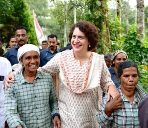 Priyanka Gandhi leads in Wayanad, BJP ahead in Palakkad Assembly seat