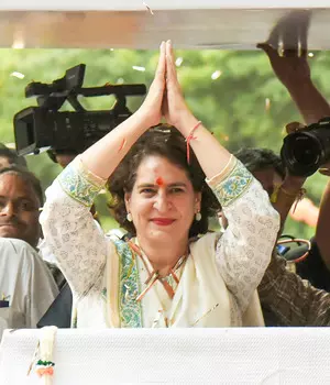 Priyanka Gandhi wins debut election from Wayanad by a margin of over 4 lakh, falls slightly short of Rahuls record