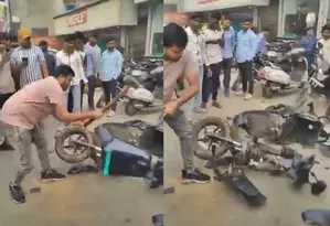 Man smashes Ola scooter after receiving Rs 90,000 bill for repairs