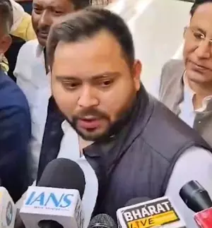 Lalan Singhs remarks on minority community promotes hatred: Tejashwi Yadav