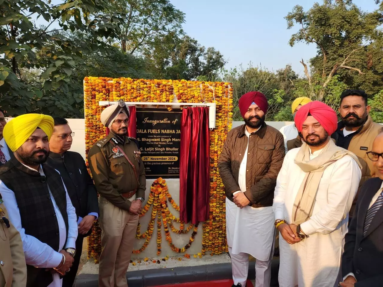 Jail Minister Laljit Singh Bhullar inaugurates petrol pumps at Nabha and Fazilka Jails