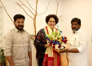 Telangana CM, Deputy CM congratulate Priyanka Gandhi on winning Wayanad seat