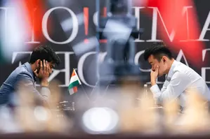 World Chess Championship: Ding springs a surprise but Gukesh plays safe to draw Game 2 (Ld)