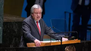 Antonio Guterres calls for peace, upholding UN values