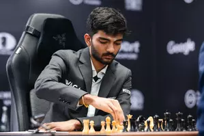 World Chess Championship: Gukesh back on level terms as Ding Liren loses on time in third game