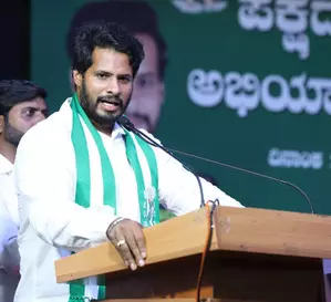 I will not retreat in fear of deceitful politics: Kumaraswamy’s son