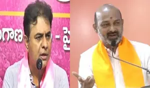 Union Minister Bandi Sanjay dismisses KTR’s remarks on BJP-Cong nexus