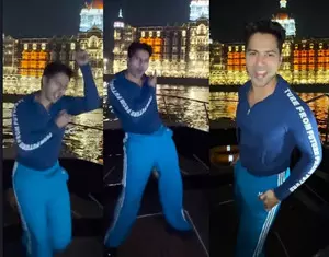 Varun Dhawan does ‘Nain Matakka’ in front of the iconic Taj Hotel