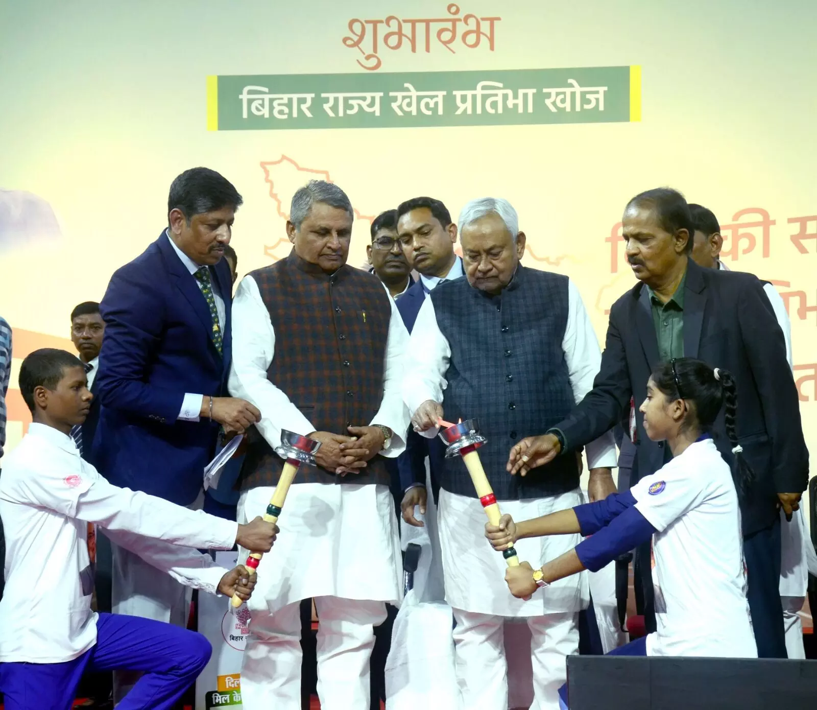 CM Nitish Kumar Launches World’s Largest Sports Talent Search Bihar Khel Pratibha Khoj Competition