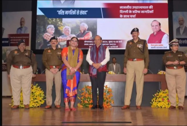 Delhi Police Hosts Samvad Program to Empower and Celebrate Senior Citizens