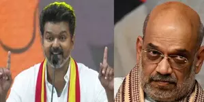 TVK chief Vijay hits out at Amit Shahs remarks on Ambedkar