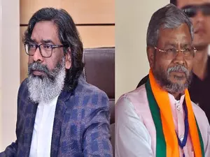 Hemant Soren, Babulal Marandi spar over Jharkhands claim of Rs 1.36 lakh crore