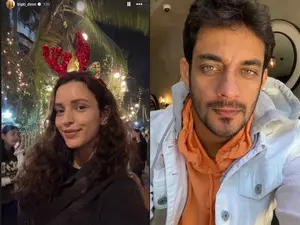 Triptii Dimri and BF Sam Merchant embrace Christmas magic on Mumbais  lit streets