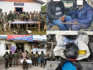 Manipur: Arms and ammunition recovered; two held with drugs