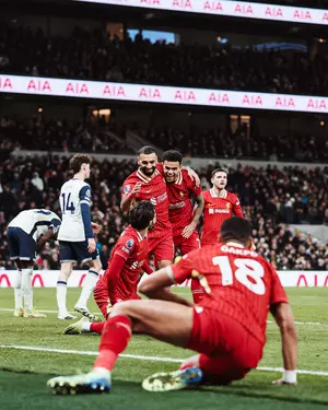 PL: Salah, Diaz brace seal Liverpool’s emphatic 6-3 victory over Spurs