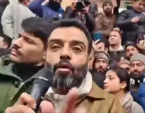 NC MP holds anti-reservation protest outside J&K CM’s residence