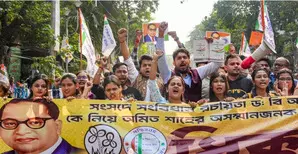 TMC takes out protest rallies throughout Bengal over Amit Shahs Ambedkar remarks